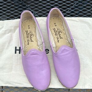 Lilac Leather Sabahs